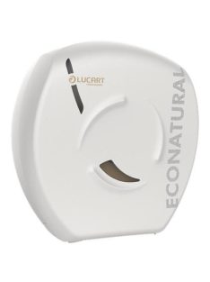   LUCART Toalettpapír adagoló, 35,7x35,2x14,2 cm, LUCART "EcoNatural Flow Jumbo", fehér