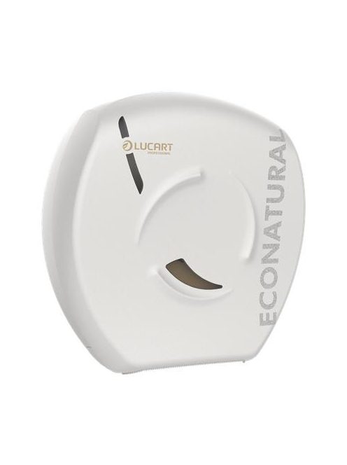LUCART Toalettpapír adagoló, 35,7x35,2x14,2 cm, LUCART "EcoNatural Flow Jumbo", fehér