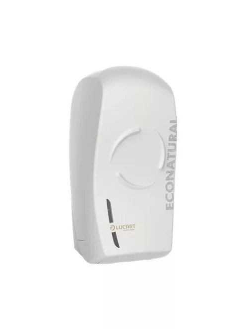 LUCART Toalettpapír adagoló, hajtogatott toalettpapírhoz, 32,8x16,5x13,8 cm, LUCART "EcoNatural Flow Bulk Pack", fehér