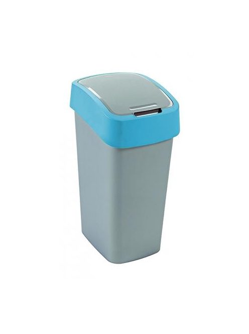 CURVER Billenős szelektív hulladékgyűjtő, műanyag, 45 l, CURVER, kék/szürke