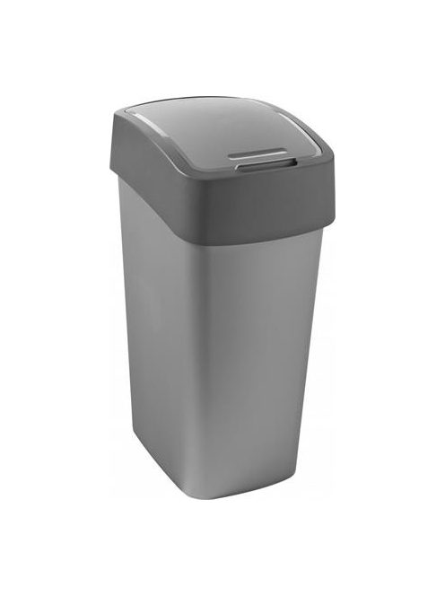CURVER Billenős szelektív hulladékgyűjtő, műanyag, 45 l, CURVER, szürke/szürke