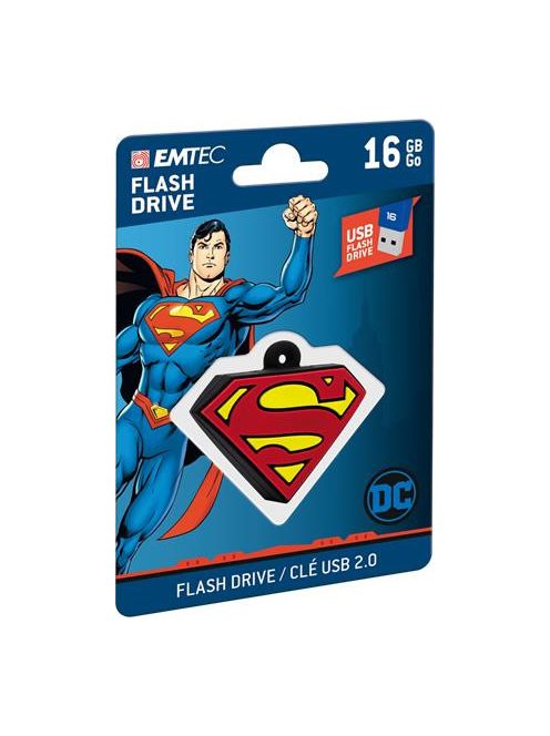 EMTEC Pendrive, 16GB, USB 2.0, EMTEC "DC Superman"