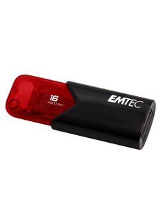   EMTEC Pendrive, 16GB, USB 3.2, EMTEC "B110 Click Easy", fekete-piros