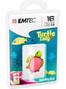 EMTEC Pendrive, 16GB, USB 2.0, EMTEC "Lady Turtle"