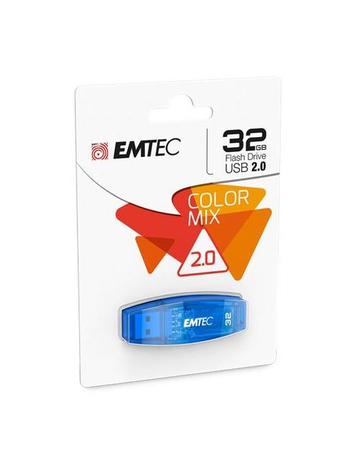 EMTEC Pendrive, 32GB, USB 2.0, EMTEC "C410 Color", kék