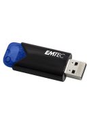 EMTEC Pendrive, 32GB, USB 3.2, EMTEC "B110 Click Easy", fekete-kék