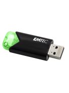 EMTEC Pendrive, 64GB, USB 3.2, EMTEC "B110 Click Easy", fekete-zöld