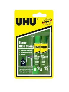  UHU Ragasztó, erős, kétkomponensű, 2x10 ml, UHU "Epoxy Ultra Strong"