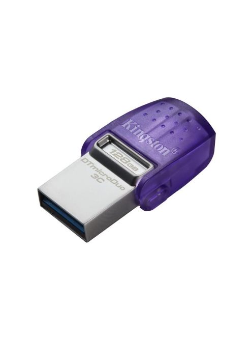 KINGSTON Pendrive, 128GB, USB 3.2, USB/USB-C, KINGSTON "DT MicroDuo 3C"