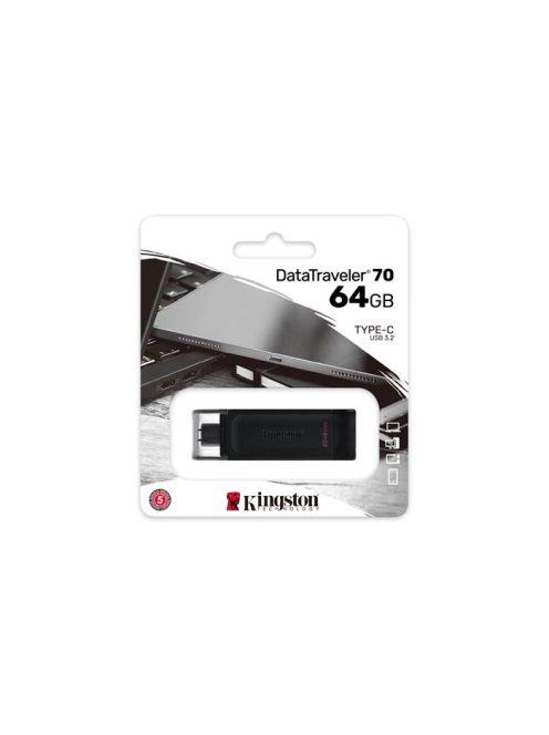 KINGSTON Pendrive, 64GB, USB-C, KINGSTON "DataTraveler 70"