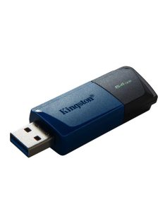   KINGSTON Pendrive, 64GB, USB 3.2, KINGSTON "Exodia M", fekete-kék