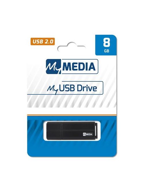 MYMEDIA Pendrive, 8GB, USB 2.0, MYMEDIA (by VERBATIM)