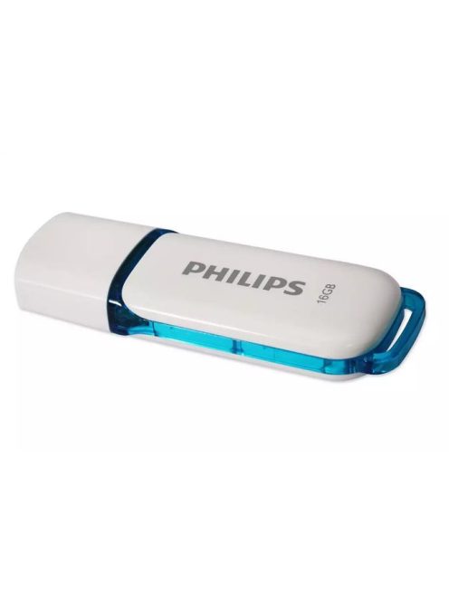 PHILIPS Pendrive, 16GB, USB 2.0, PHILIPS "Snow", fehér