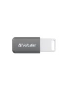 VERBATIM Pendrive, 128GB, USB 2.0, VERBATIM "Databar", szürke