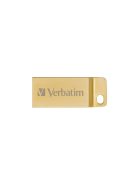 VERBATIM Pendrive, 16GB, USB 3.2, VERBATIM "Executive Metal" arany