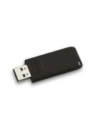 VERBATIM Pendrive, 32GB, USB 2.0, VERBATIM "Slider", fekete