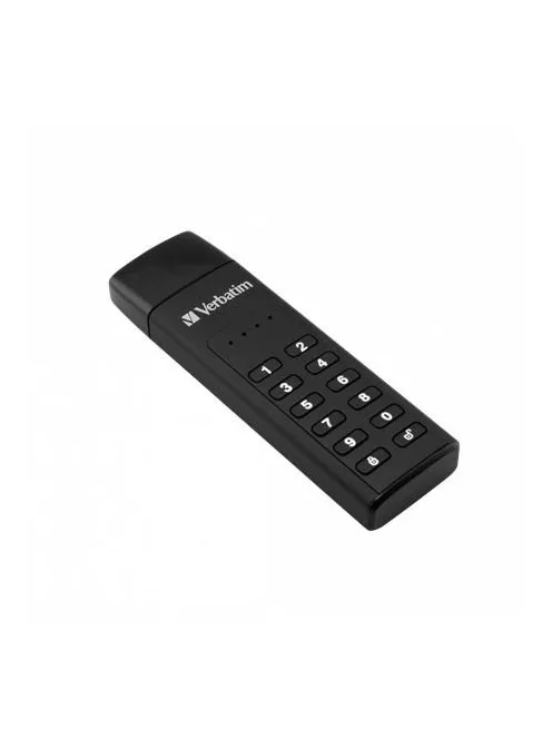 VERBATIM Pendrive, 64GB, USB 3.2, titkosítás, 160/130Mb/s, VERBATIM "Keypad Secure"