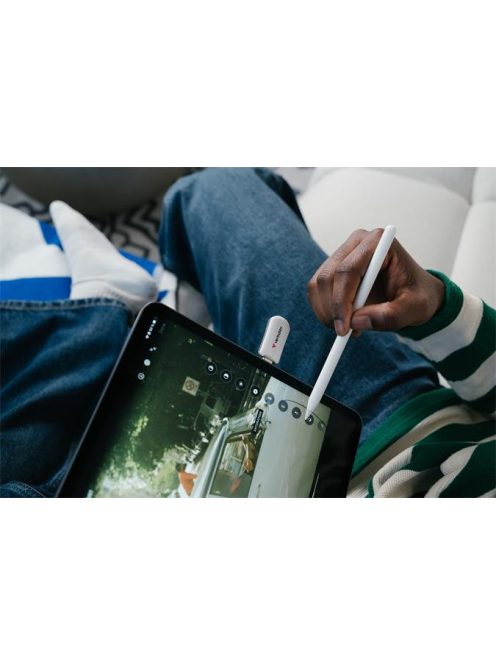 VERBATIM Pendrive, 64GB, USB-C 3.2 Gen1, VERBATIM "Plectra", fehér