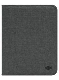   WEDO Konferencia mappa, A4, poliészter, cipzáras, WEDO "College", szürke