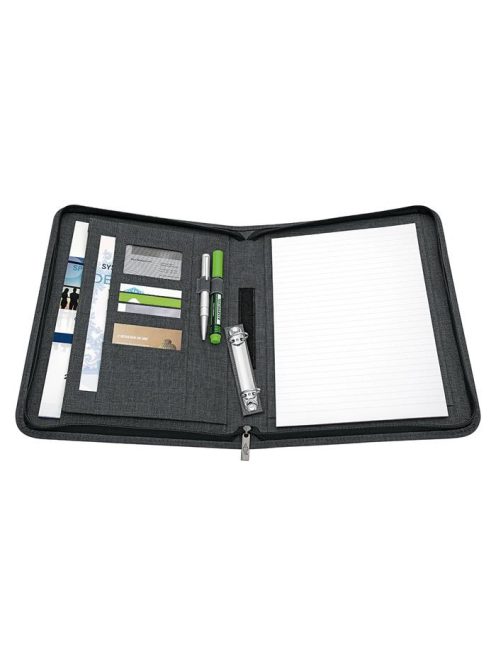 WEDO Konferencia mappa, A4, poliészter, 2 gyűrűs, WEDO "College", szürke