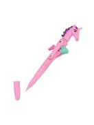 WEDO Unikornis golyóstoll, 1 mm, LED fénnyel, WEDO "Lucky Punch", kék