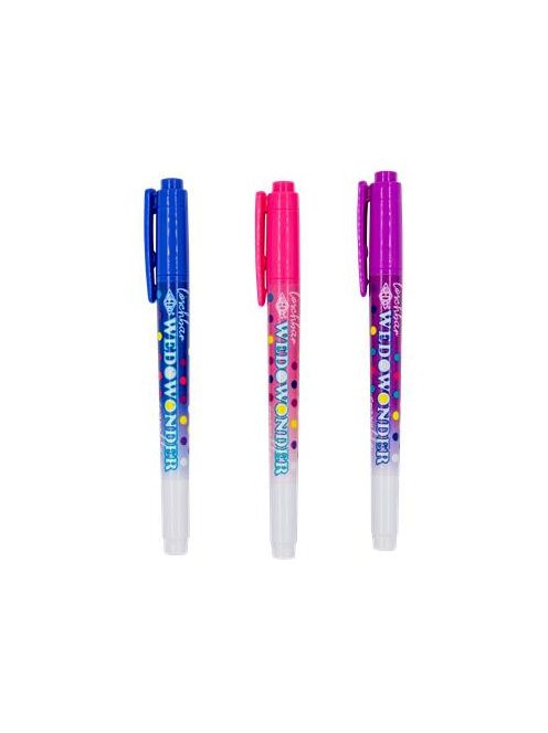 WEDO Filctoll készlet, 2-3 mm, törölhető, kétvégű, WEDO, "Wedowonder", 6 különböző szín