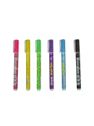 WEDO Filctoll készlet, 1-2 mm, metál arany, WEDO, 6 különböző színű kontúrral