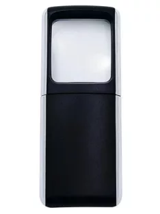 WEDO Nagyító, 35x38 mm, LED fénnyel, WEDO, fekete