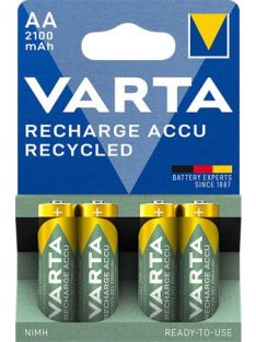   VARTA Tölthető elem, AA, ceruza, újrahasznosított, 4x2100 mAh, VARTA