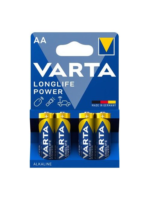 VARTA Elem, AA ceruza, 4 db, VARTA "Longlife Power"