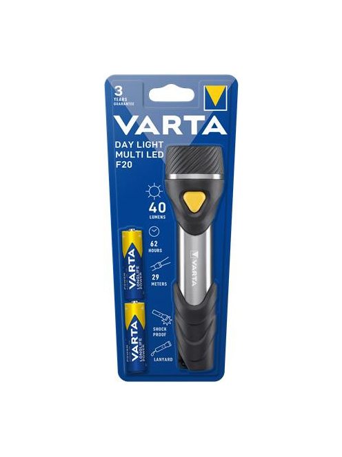 VARTA Elemlámpa, LED, 2xAA, VARTA "Day Light F20"