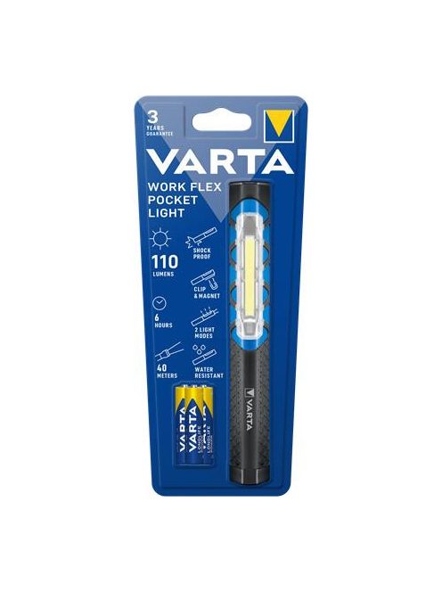 VARTA Elemlámpa, LED, 3xAAA, VARTA "Work flex"