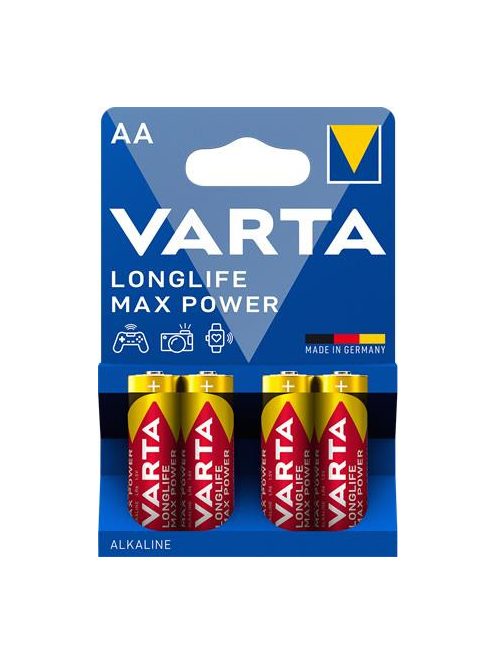 VARTA Elem, AA ceruza, 4 db, VARTA "Longlife Max Power"
