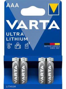   VARTA Elem, AAA mikro, 4 db, lítium, VARTA "Ultra Lithium"
