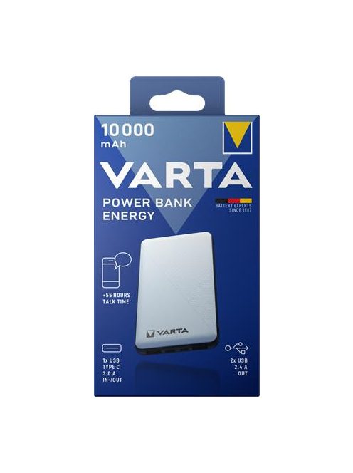 VARTA Hordozható akkumulátor, 10000 mAh, VARTA