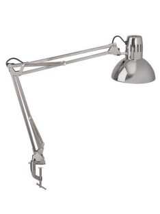   MAUL Asztali lámpa, energiatakarékos, felfogatható, MAUL "Study", ezüst