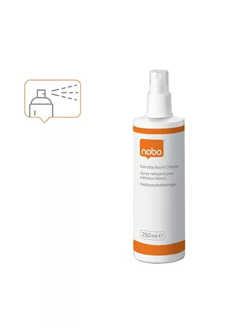 NOBO Tisztító aerosol spray fehértáblához 250 ml, NOBO "Everyday"