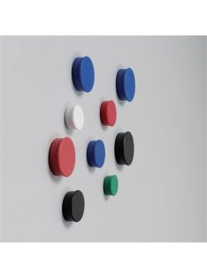 NOBO Mágneskorong, 20 mm, 8 db, NOBO fekete