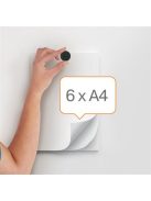 NOBO Korong mágnes, fehértáblához, 30 mm, 4 db, NOBO, fekete