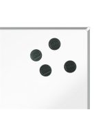 NOBO Korong mágnes, fehértáblához, 30 mm, 4 db, NOBO, fekete