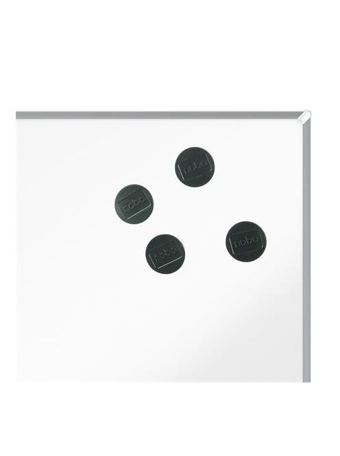 NOBO Korong mágnes, fehértáblához, 30 mm, 4 db, NOBO, fekete