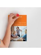 NOBO Korong mágnes, fehértáblához, 30 mm, 4 db, NOBO, piros