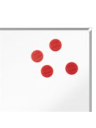 NOBO Korong mágnes, fehértáblához, 30 mm, 4 db, NOBO, piros