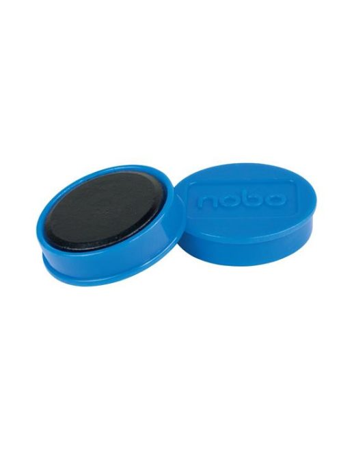 NOBO Korong mágnes, fehértáblához, 30 mm, 4 db, NOBO, kék