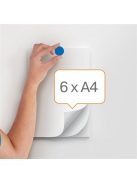 NOBO Korong mágnes, fehértáblához, 30 mm, 4 db, NOBO, kék