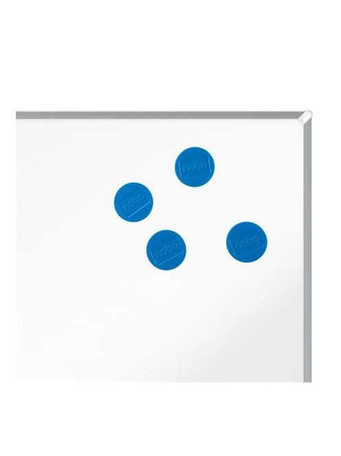 NOBO Korong mágnes, fehértáblához, 30 mm, 4 db, NOBO, kék