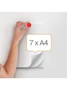 NOBO Korong mágnes, fehértáblához, 38 mm, 4 db, NOBO, piros