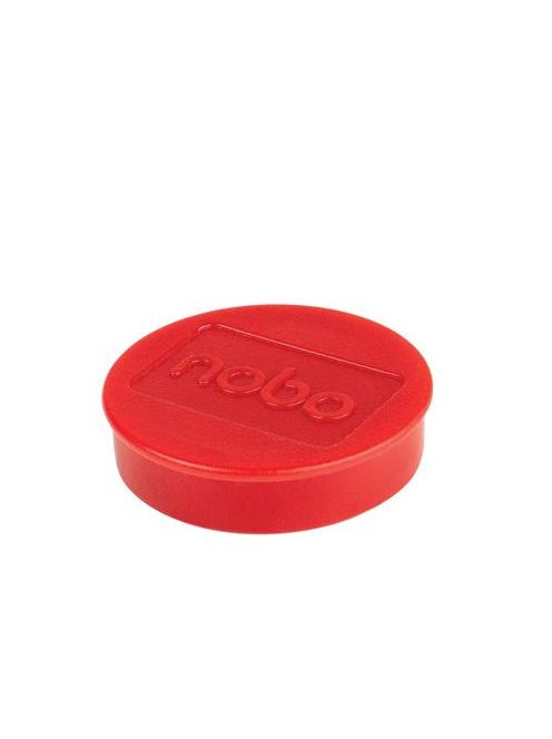 NOBO Korong mágnes, fehértáblához, 38 mm, 4 db, NOBO, piros