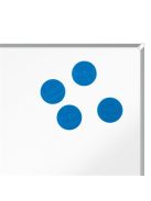 NOBO Korong mágnes, fehértáblához, 38 mm, 4 db, NOBO, kék