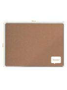 NOBO Parafatábla, 120x90 cm, alumínium keret, NOBO "Premium Plus"